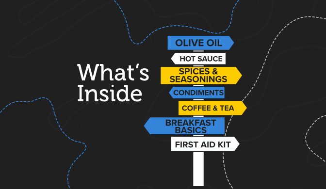 Travel Sauce Kit Contents